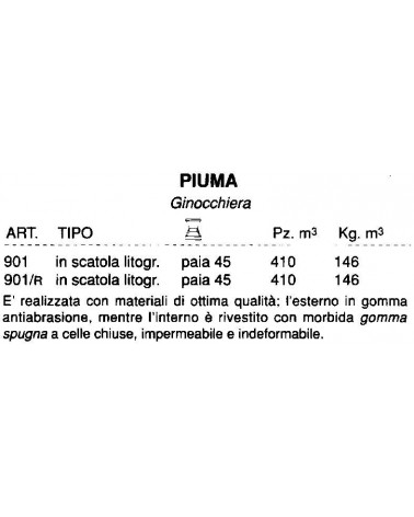 GINOCCHIERA PIUMA C/ELAST 