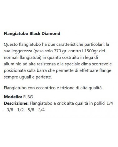 FLANGIAT BLACK DIA 1/4-3/4