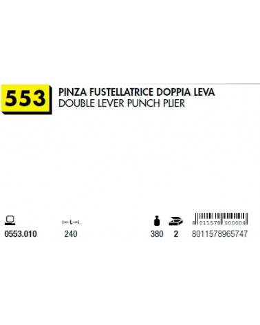 PINZA FUSTELLA DOP LEVA   