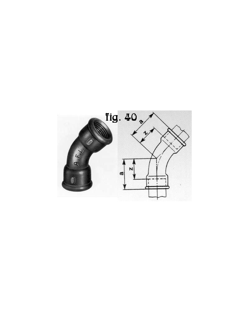 41 CURVE FF ZINC 1,1/4    