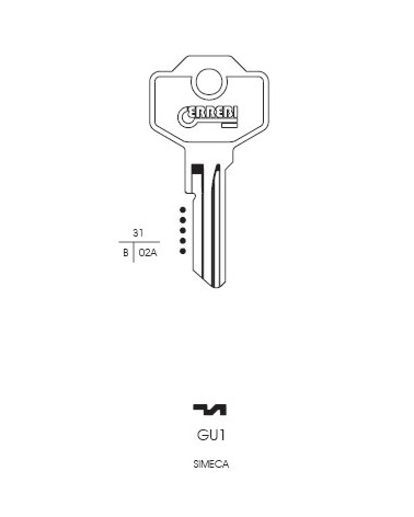 CHIAVE GU1 | SM1          