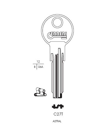 CHIAVE C27T | AB74        