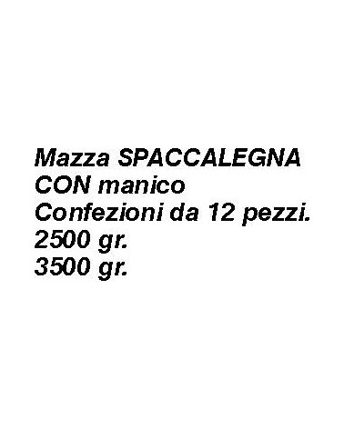 MAZZA SPACCALEGNA MAN 2500