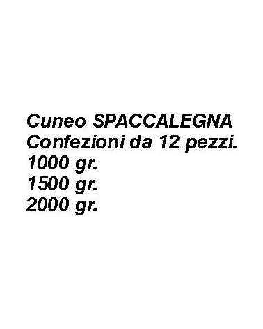 CUNEO SPACCALEGNA 1000    