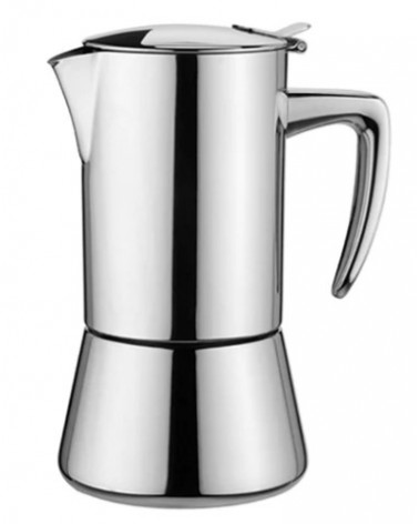 CAFFETTIERA MOKA FOREVER 2 TAZZE MISS DIAMOND INDUZIONE, In acciaio inox