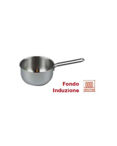 CASSERUOLA INOX CM16 CON MANICATURA INOXMOD. DAISY FONDO INDUZIONE ART. 154LE