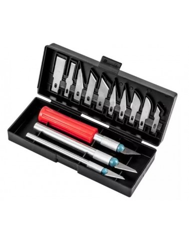 COLTELLI DI PRECISIONE SET 16 PEZZI TOP TOOLS ART. 17B716