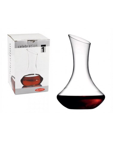 DECANTER CELEBRATIONCaraffa Decanter Celebration, in vetro trasparente. ART. 43634 PASABACHE