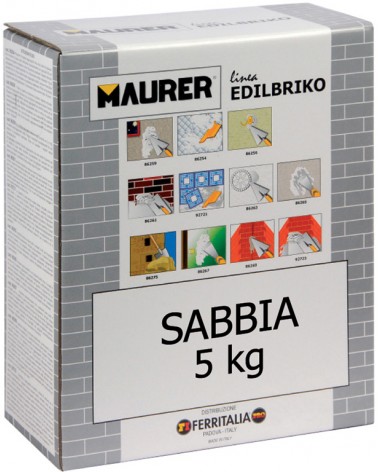 SABBIA CONFEZIONE DA 5KG EDILBRIKO MAURER