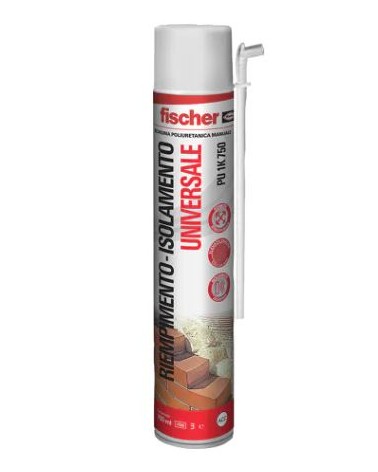 SCHIUMA POLIURETANICA FUOCO PU FS 750ML FISCHER