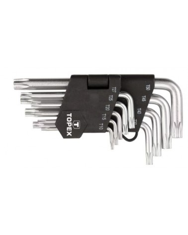 SET 9 CHIAVI TORX T10-T50 ART. 35D960 TOPEX