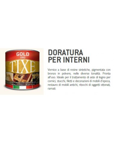 SMALTO A SOLVENTE ORO PALLIDO TIXE PER INTERNO ART 101.203 TIXE