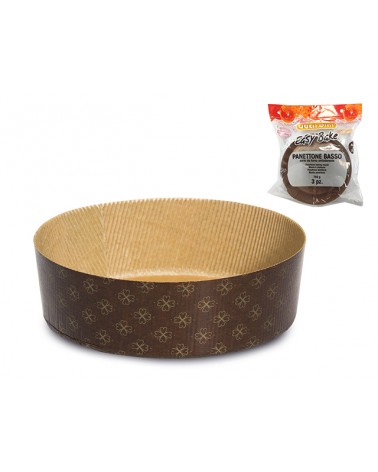 STAMPI PANETTONE PEZZI 3 BASSO EASY BAKE GUARDINI