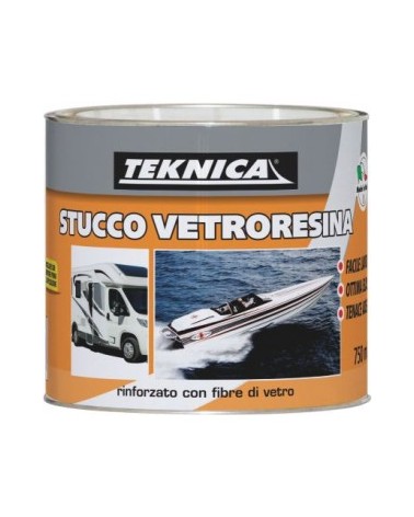 STUCCO VETRORESINA BICOMPONENTE 125ML TEKNICA ART. TK07-0070