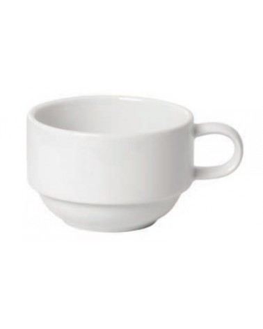 TAZZA COLAZIONE SENZA PIATTINO 0,27LT IMPILABILE BIANCA ART. F856/BIS