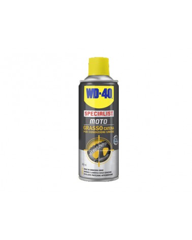 WD-40 MOTO grasso catena 400ML ideale in condizioni umide, aderisce e lubrifica senza schizzare, eccellente protezione anticorro