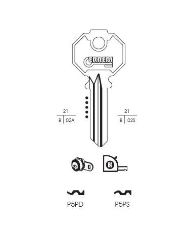 CHIAVE P5PD | PF072       