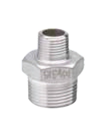 245 NIPPLO R INOX  1/2X1/4