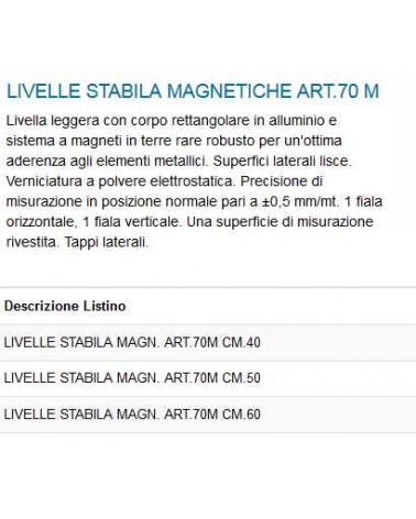 LIVELLA STABIL MAGNETIC 50