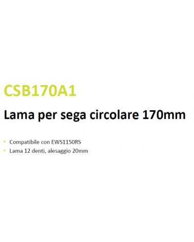 LAMA SEGA CIRC 170MM X EWS