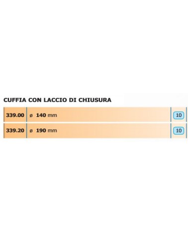 CUFFIA C/LACCIO diametro 140      