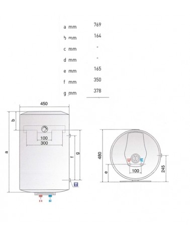 SCALD TERMOEL DX PRO1 R 80