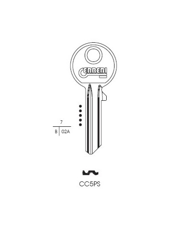 CHIAVE CC5PS | CC1R       