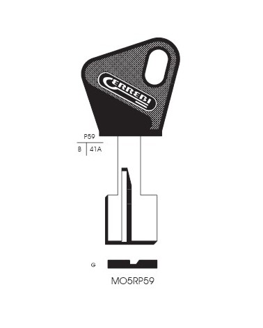 CHIAVE MO5RP59 | MT4RP    