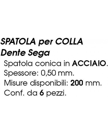 SPATOLA x COLLA DENTE SEGA