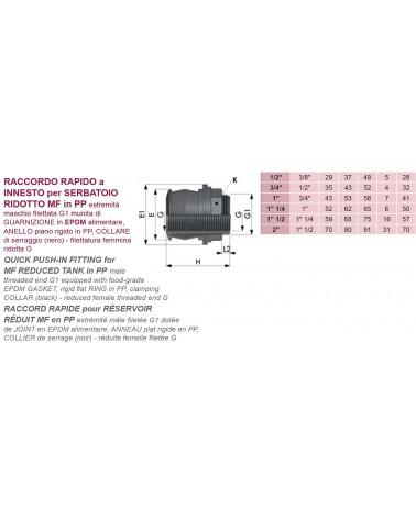 RACC CASS QJ F/INT 1/2x3/8